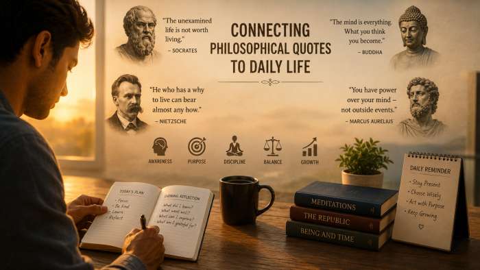 Connecting Philosophical Quotes to Daily Life