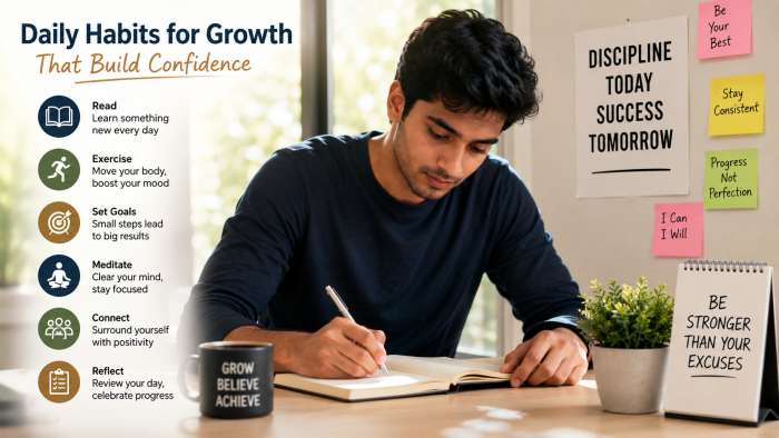 Daily Habits for Growth That Build Confidence