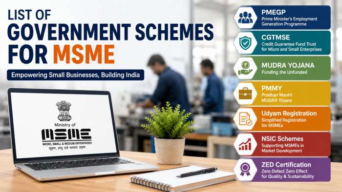 A Detailed Look at the List of Government Schemes for MSME