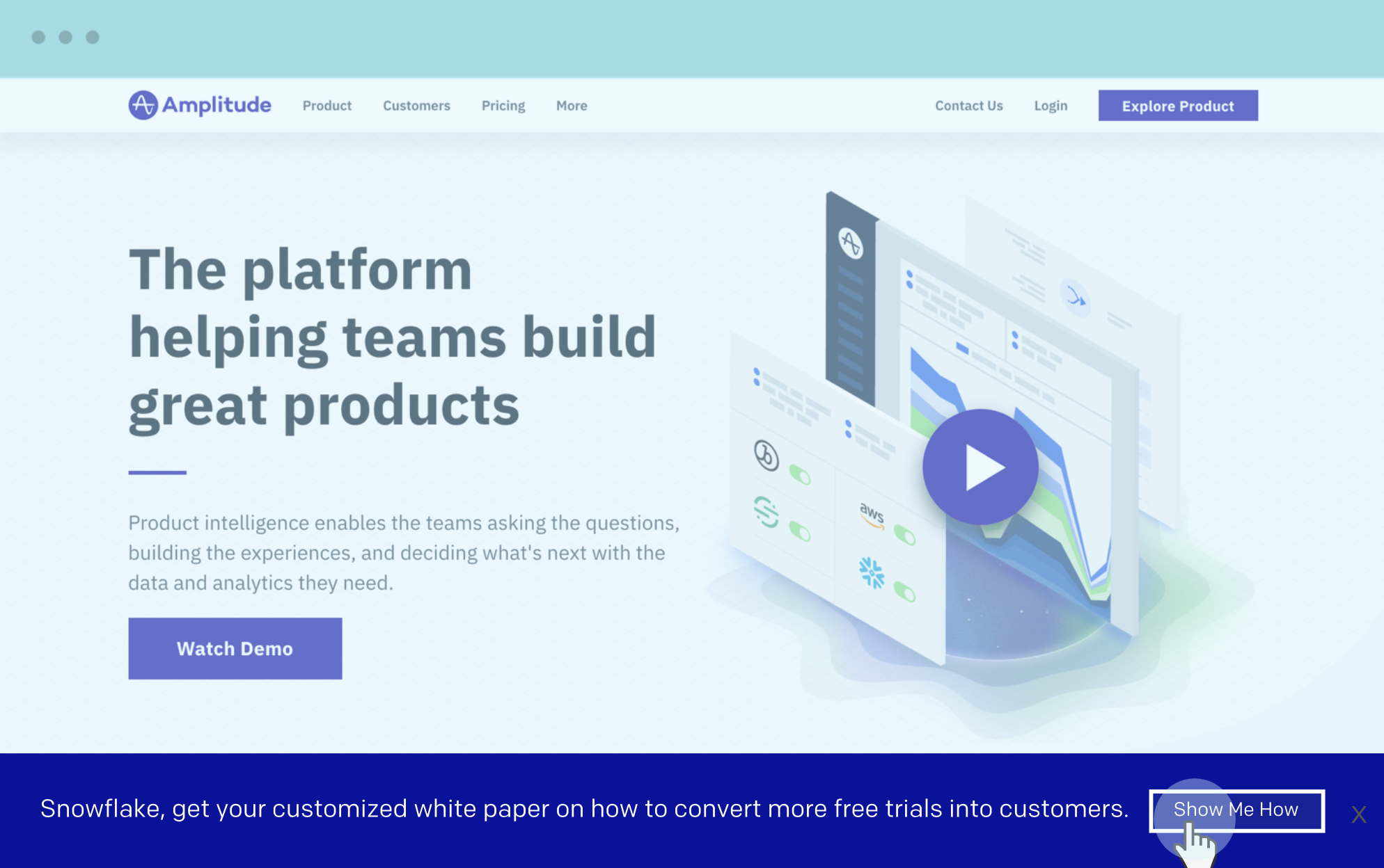example of a personalized landing page
